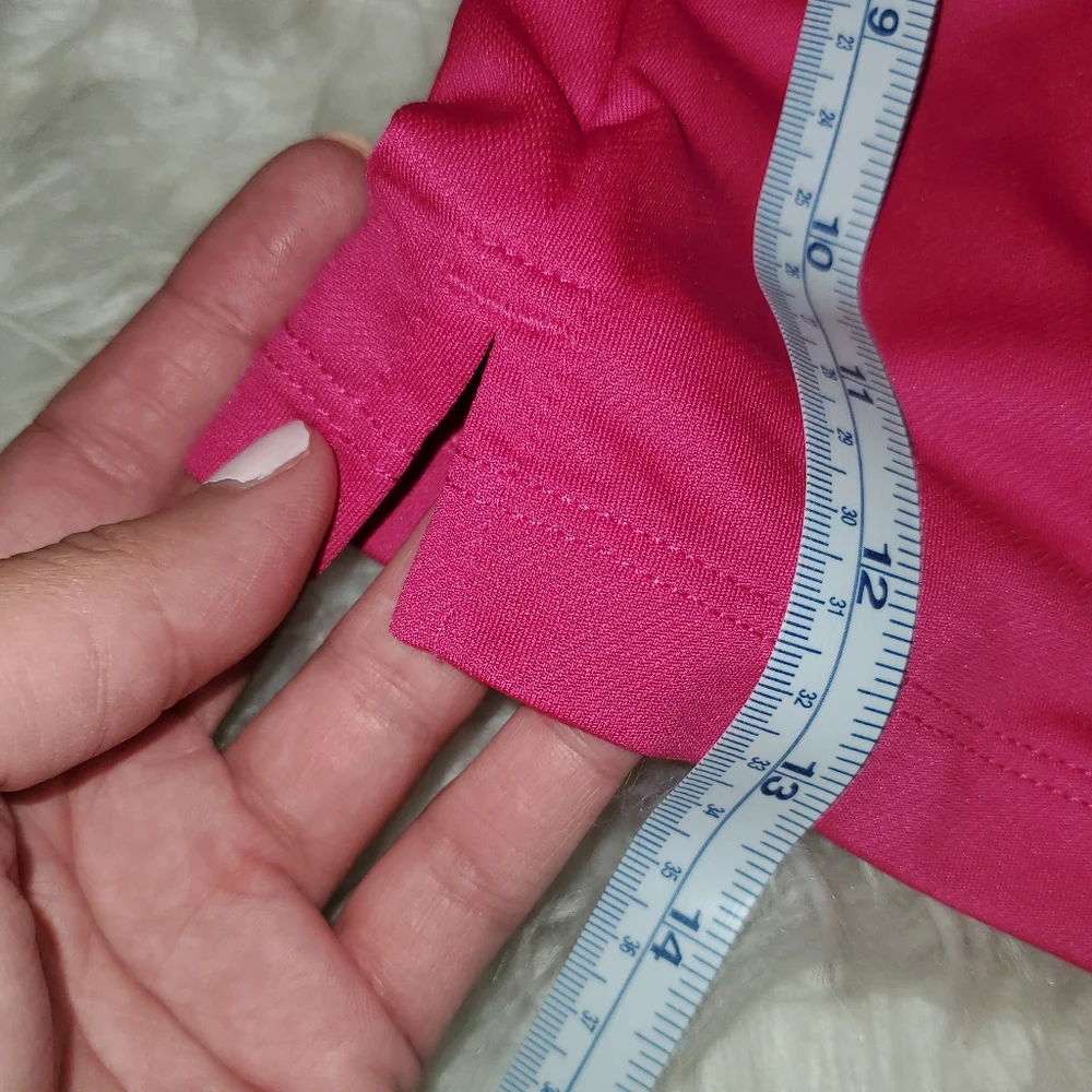 Nike Hot Pink Athletic DRI-Fit TRAINING Shorts - Picture 6 of 9